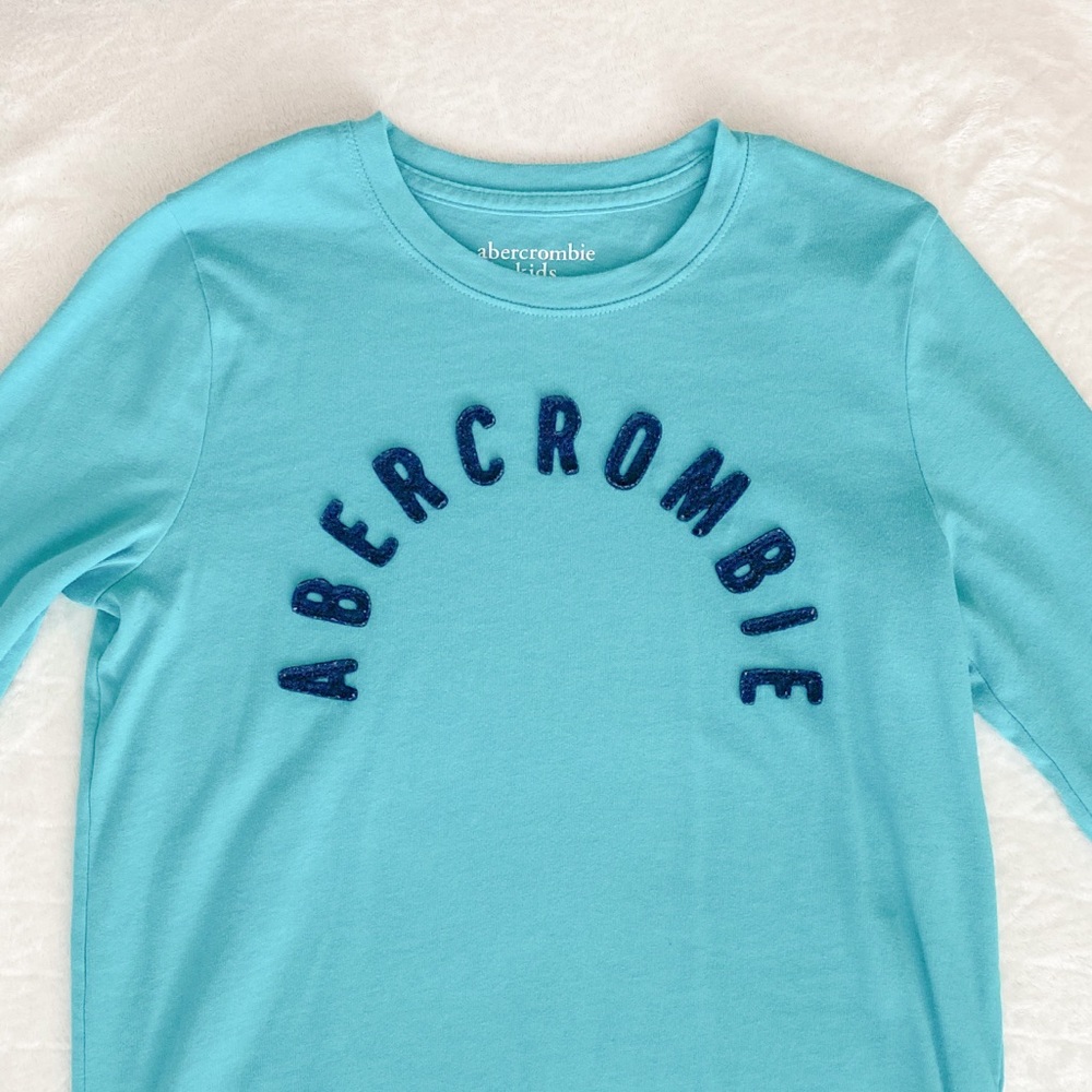 Teal Abercrombie Long Sleeve Tee